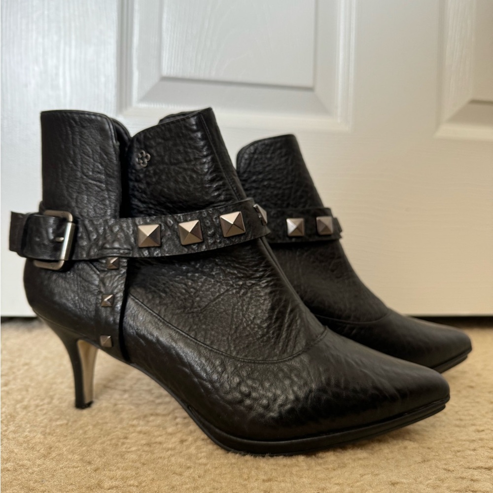Black Ankle Boots, Brand: Capodarte, Size:10